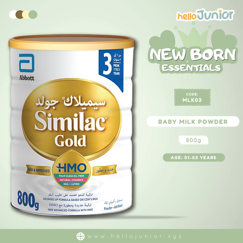 Abbott Similac Gold 3 for 1 to 3 years, Net Weight: 800g