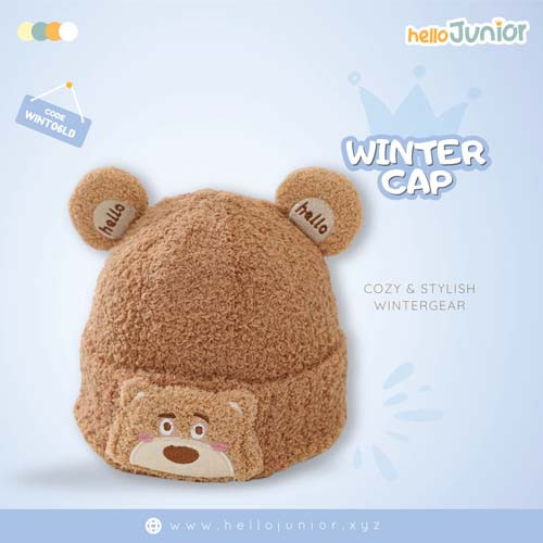 Hello Junior Woolen Cap (3-8 Years) – Soft and Comfortable