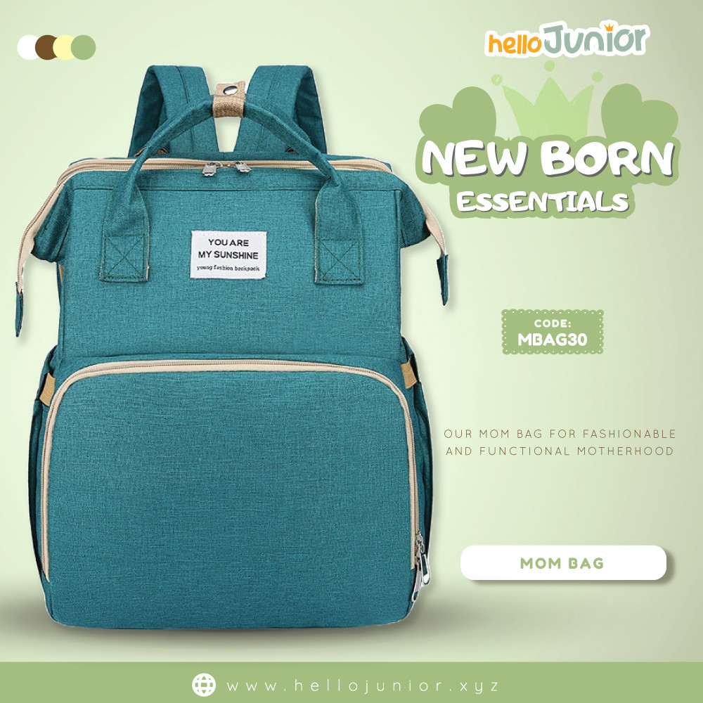 Mummy baby backpack bag / Bag for Mom, Gray