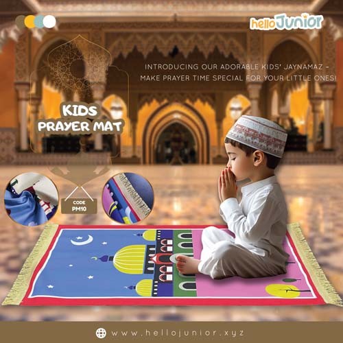 Hello Junior Baby PrayerMat / Jaynamaz for kids