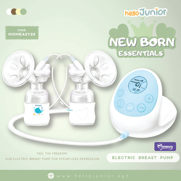 Momeasy electric breast pump , double pumping efficiency for 0m+ 120ml / 4oz