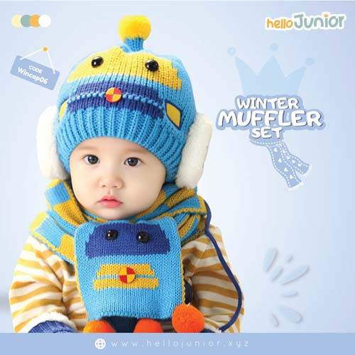 Hello Junior Woolen Cap (1-4 year) – Soft and Comfortable