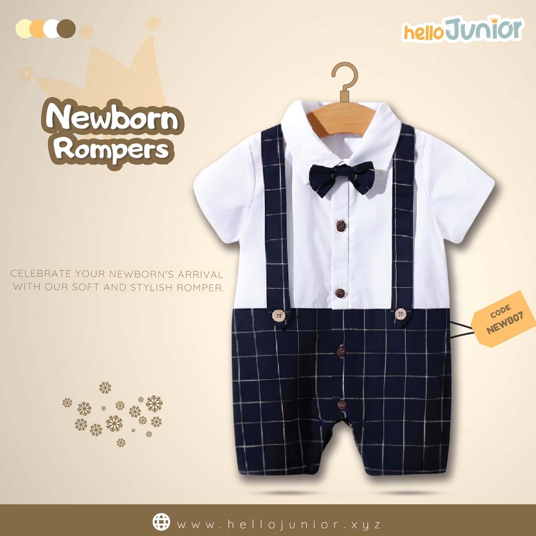 Hello Junior Kids Summer Romper, Newborn baby dress 0 month to 09 month