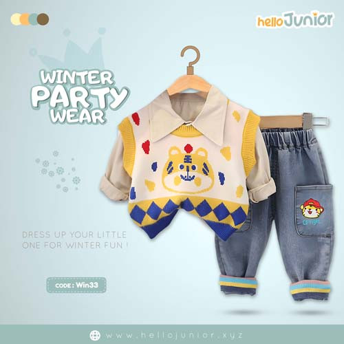 Winter Party Wear for Kids (6 Months - 6 Years)