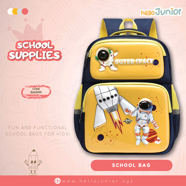 Bag for kids / School Bag for Kids, Yellow