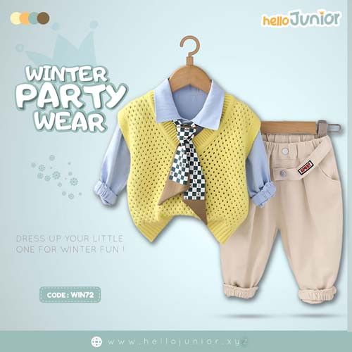 Winter Party Wear for Kids (6 Months - 6 Years)