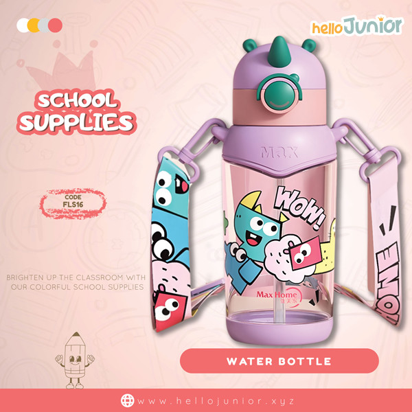 Water bottle for kids 660ml , Multicolor