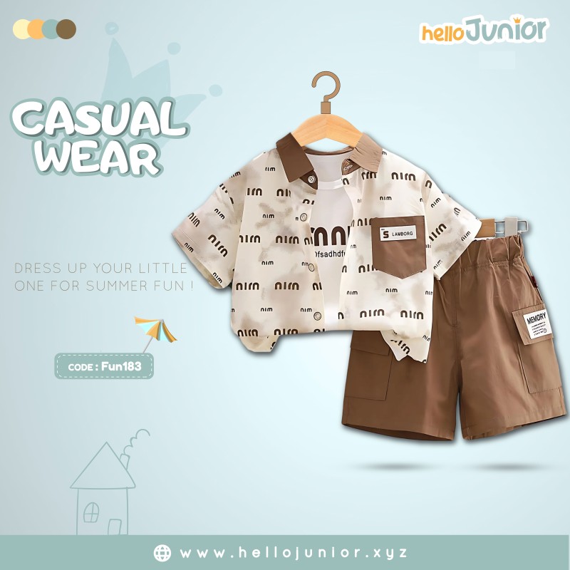 Hello Junior Kids Casual Wear / Dress for 6 Months to 5 Years