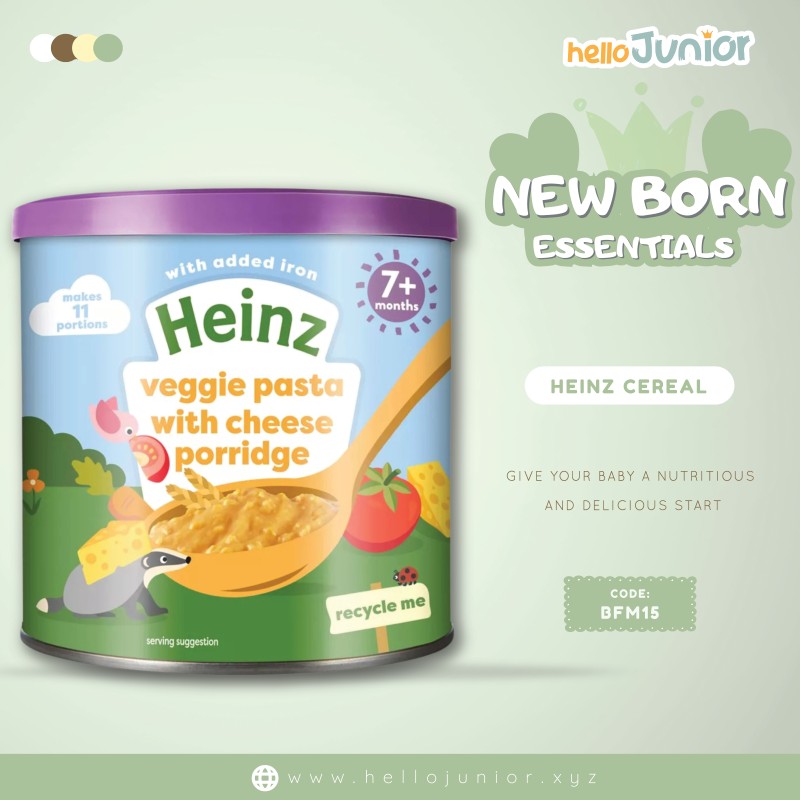 Heinz Veggie Pasta with Cheese Porridge