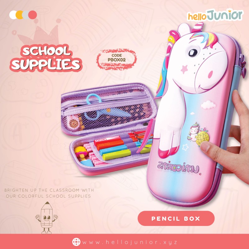 Large Capacity 3D Combination Lock Pen Case