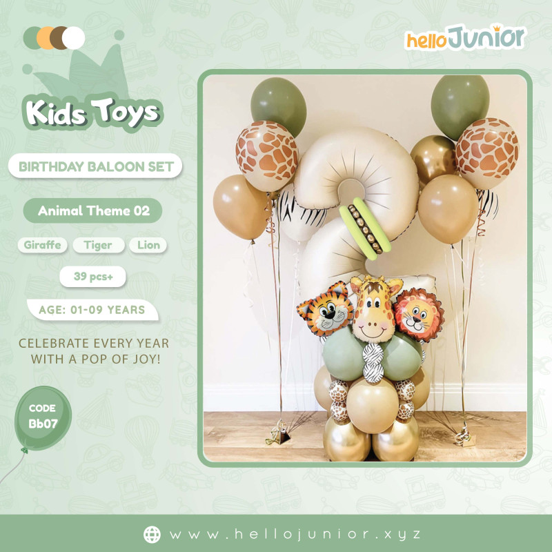 Jungle Balloons Theme Set – Hello Junior Party Bundle