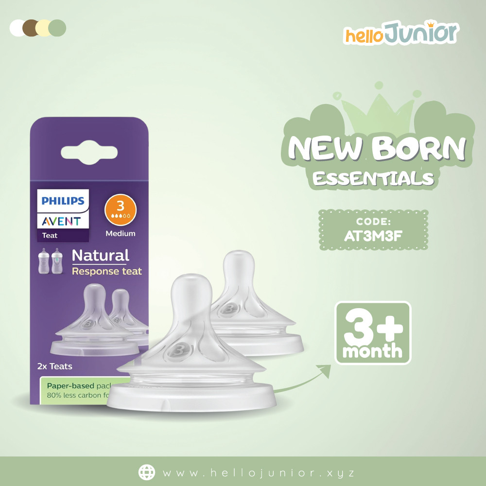 Philips Avent Natural Teats 3m+ (3 Drop) 2pcs Set
