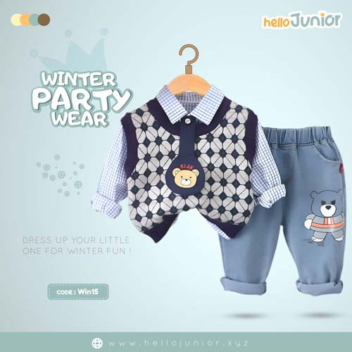 Winter Party Wear for Kids (6 Months - 6 Years)