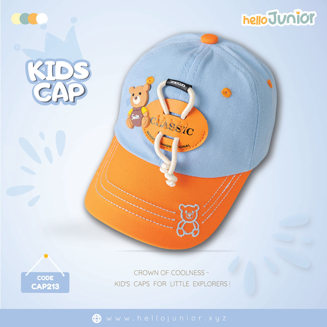 Stylish multicolor cap for kids / Baby cap , 03-08 years