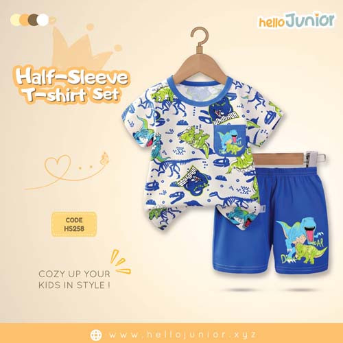 Hello Junior Half Sleeve T-Shirt for Kids (6 Months to 11 Years)