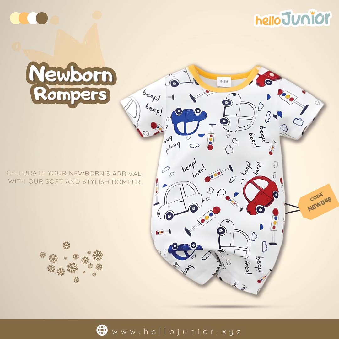 Hello Junior Kids Summer Romper, Newborn baby dress 0 month to 09 month