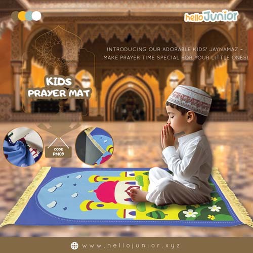 Hello Junior Baby PrayerMat / Jaynamaz for kids