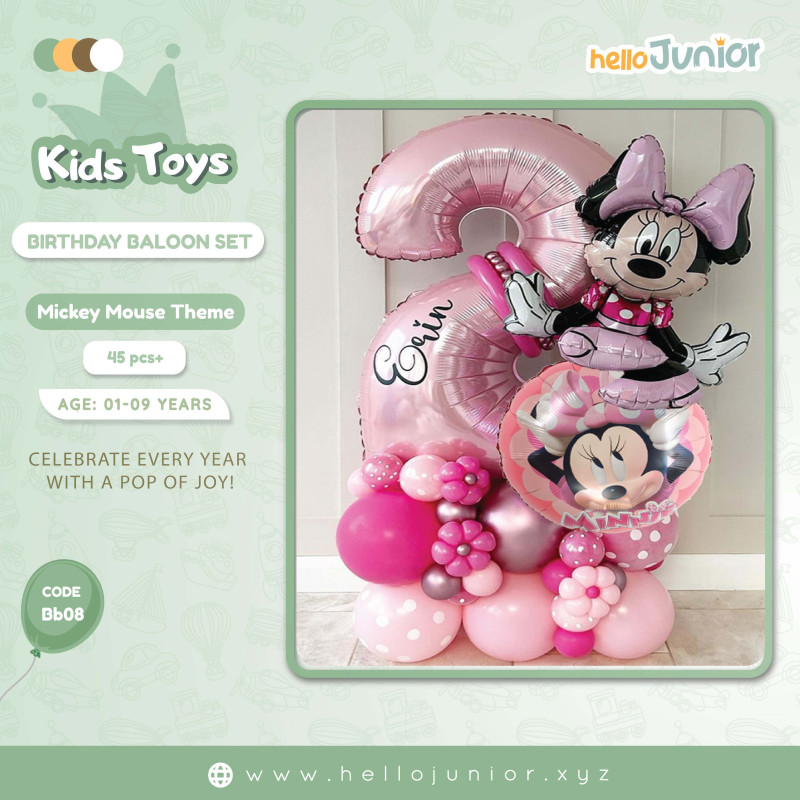 Mickey Mouse Theme Balloon Set for Fun Party Decor