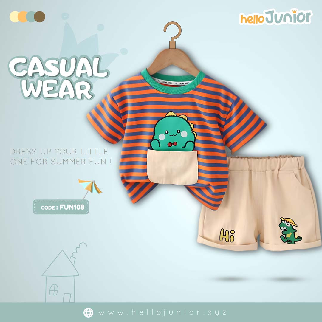 Hello Junior Kids Casual Wear / Dress for 6 Months to 5 Years