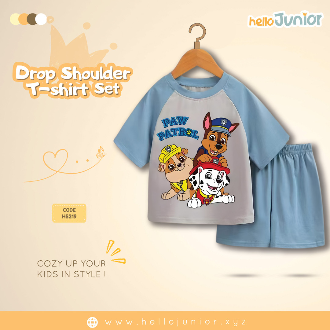 Hello Junior Drop Shoulder T-Shirt for Kids (6 Months to 11 Years)