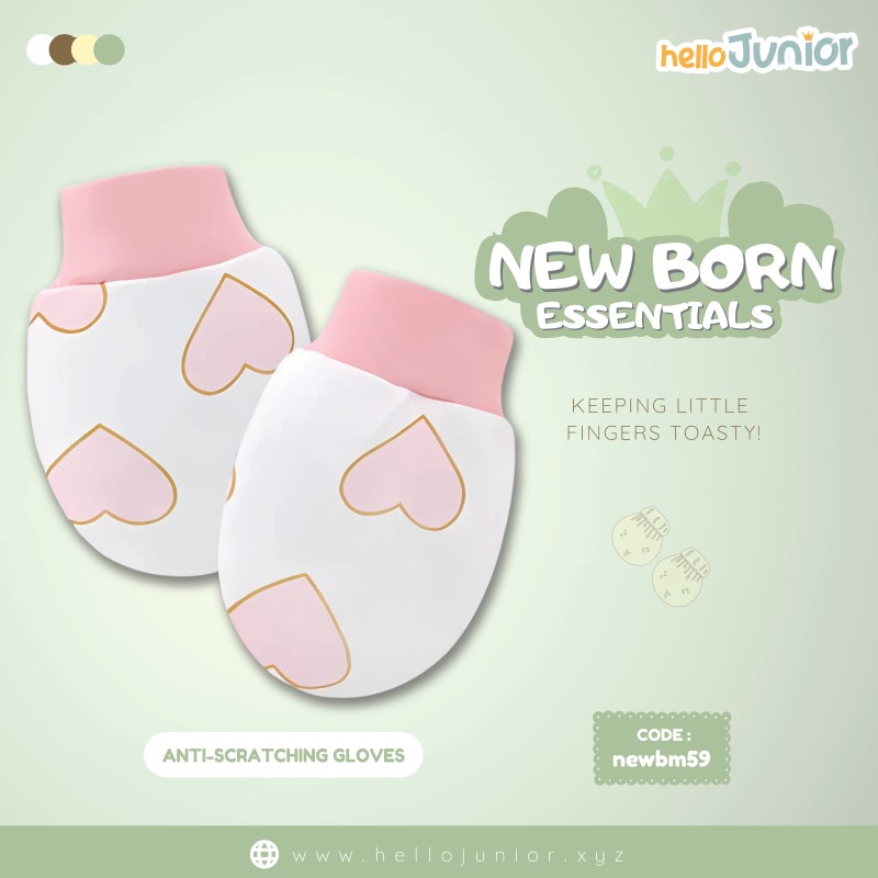 Anti-scratching gloves (0-12 months)