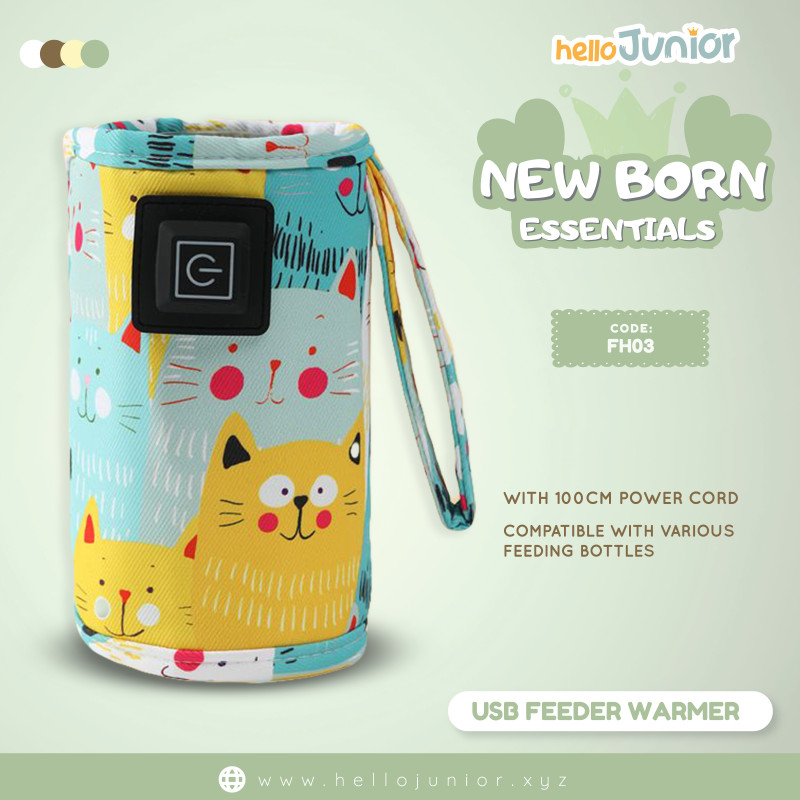 Portable USB Bottle Warmer – Adjustable Temperature Travel Insulation (Fits 55–75 mm Bottles)