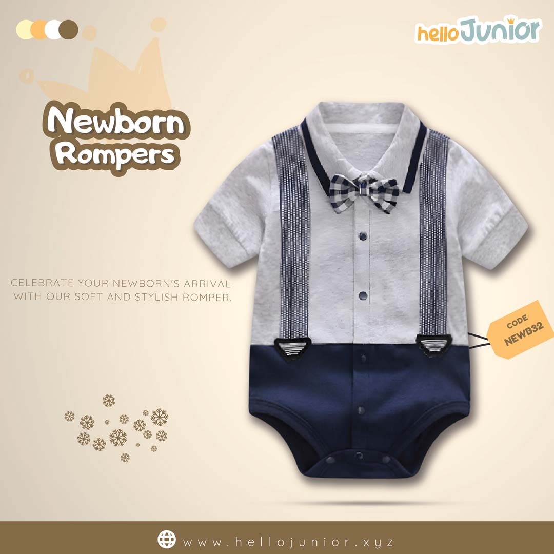 Hello Junior Kids Summer Romper, Newborn baby dress 0 month to 09 month