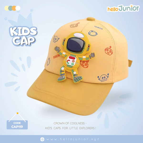 Stylish multicolor cap for kids / Baby cap , 03-08 years