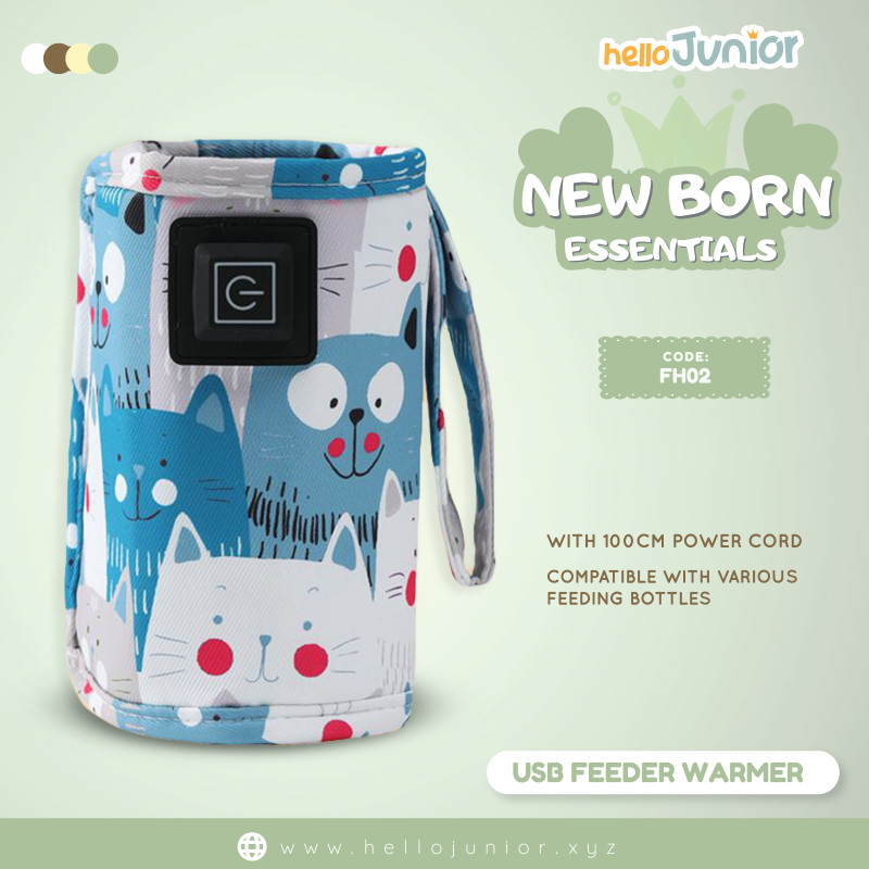 Portable USB Bottle Warmer – Adjustable Temperature Travel Insulation (Fits 55–75 mm Bottles)