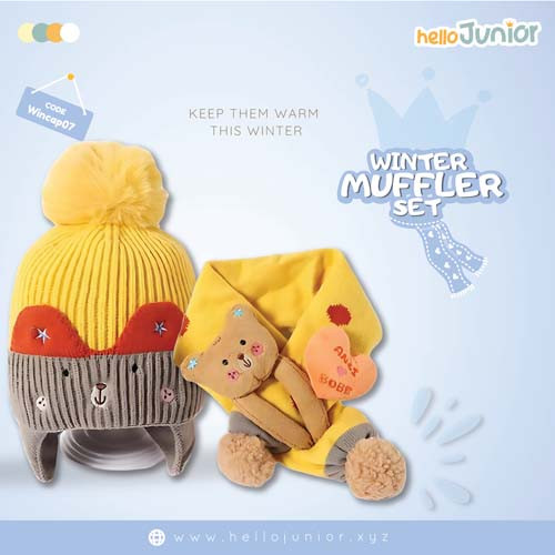 Hello Junior Woolen Cap (1-4 year) – Soft and Comfortable