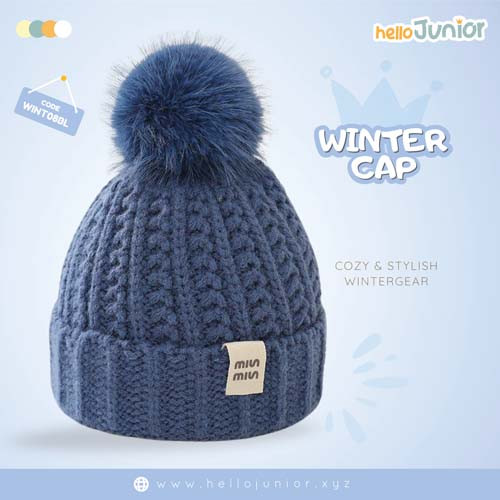 Hello Junior Woolen Cap (3-8 Years) – Soft and Comfortable