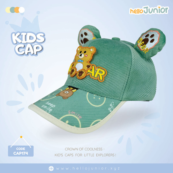 Stylish multicolor cap for kids / Baby cap , 03-08 years