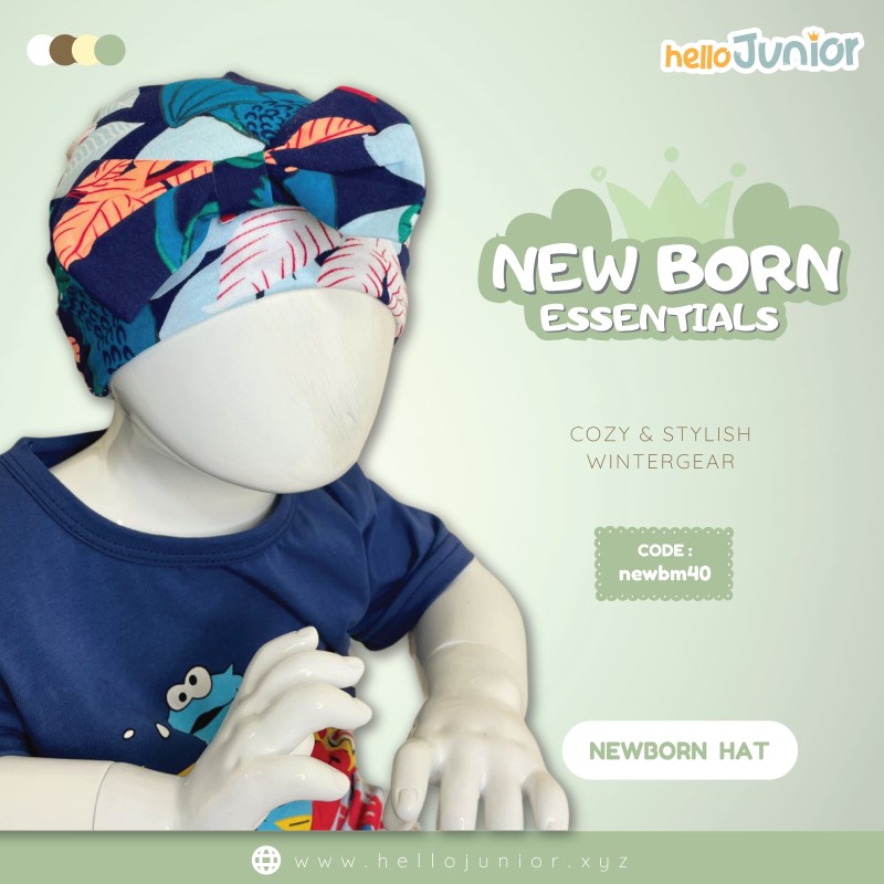 Newborn Baby Girl Hat, New born essentials 0-12 month