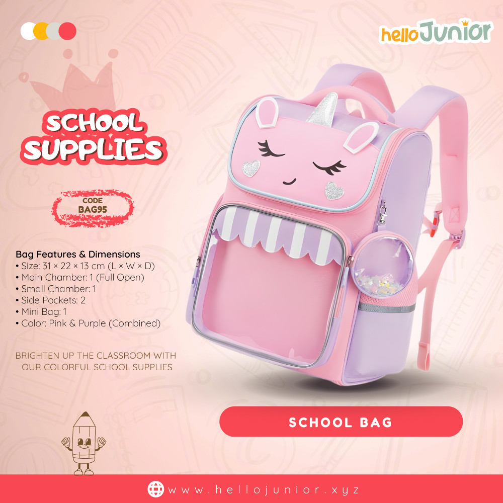 Bag for kids / School Bag for Kids, Multicolor