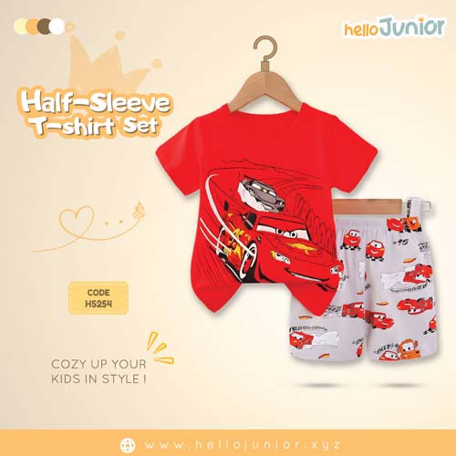 Hello Junior Half Sleeve T-Shirt for Kids (6 Months to 11 Years)