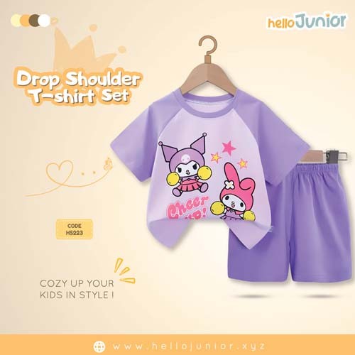 Hello Junior Drop Shoulder T-Shirt for Kids (6 Months to 11 Years)