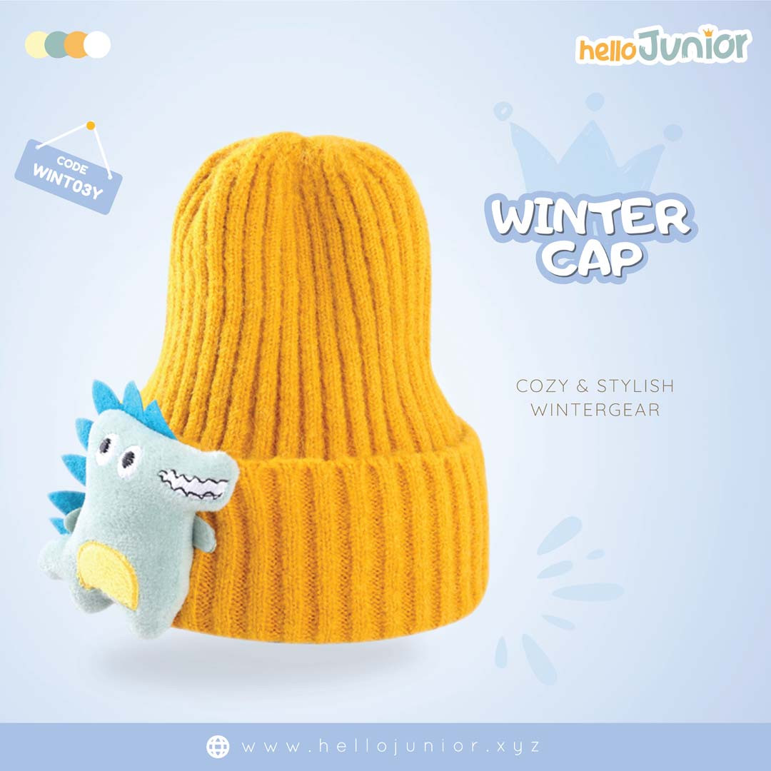 Hello Junior Woolen Cap (1-4 Year) – Soft and Comfortable