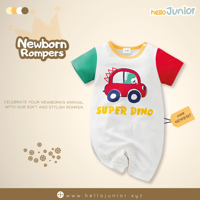Hello Junior Kids Summer Romper, Newborn baby dress 0 month to 09 month