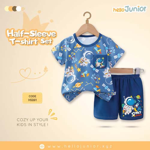 Hello Junior Half Sleeve T-Shirt for Kids (6 Months to 11 Years)