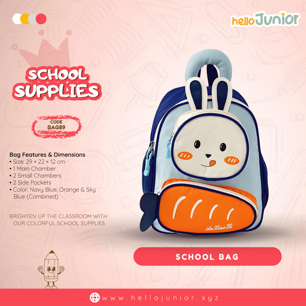 Bag for kids / School Bag for Kids, Multicolor