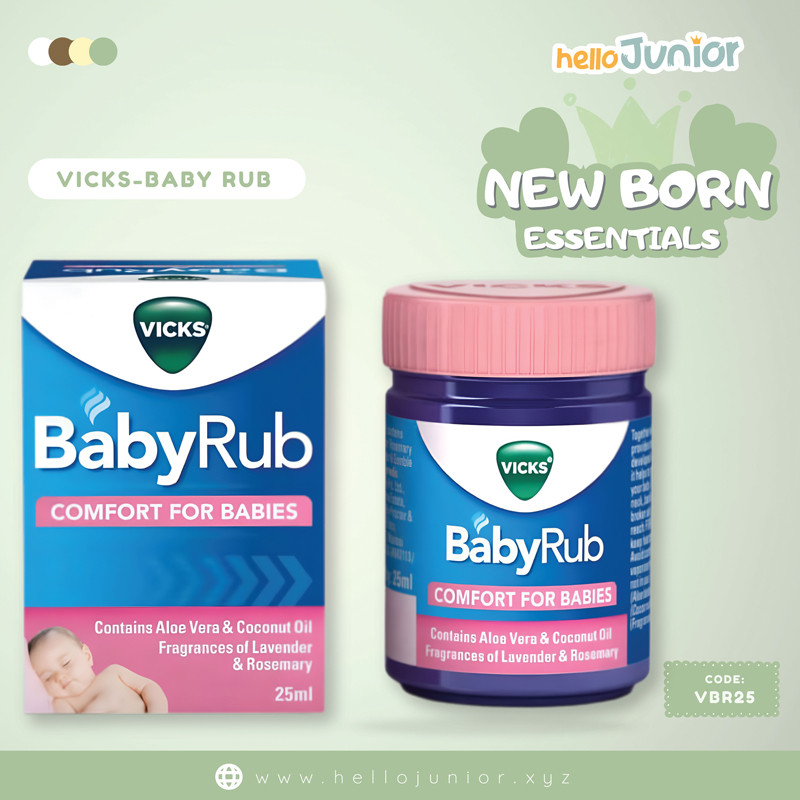 Vicks-Baby Rub comfort for babys , 3m+ Indian