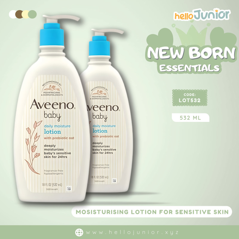 Aveeno Baby Daily Moisture Lotion – Fragrance Free (532ml)