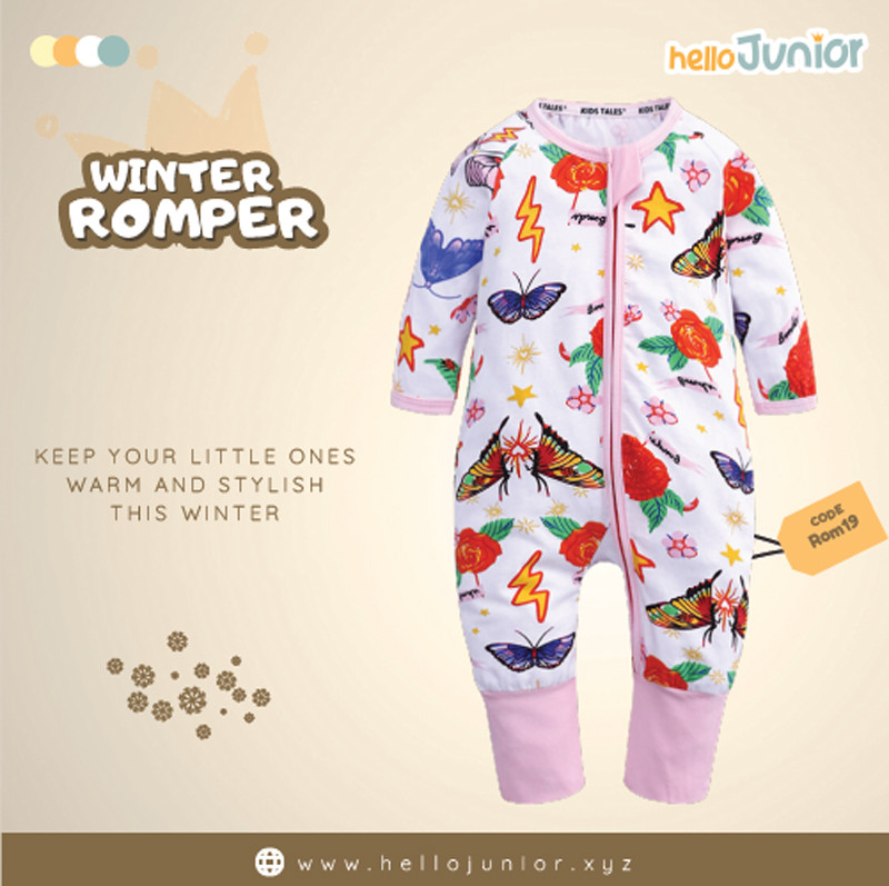 Hello Junior Kids Winter Romper, Newborn baby dress 0 month to 09 month