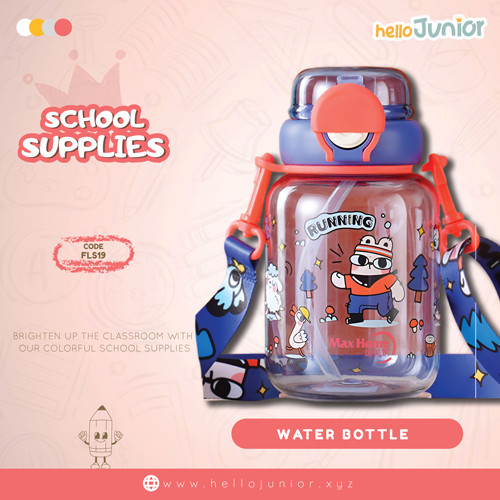 Hello Junior Water Bottle for Kids / Mum pot for Little Ones, Multicolor 700 ml, BPA free