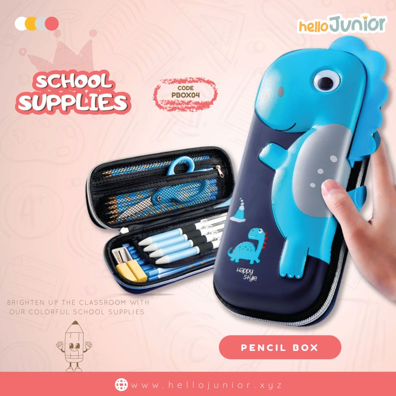Large Capacity 3D Combination Lock Pen Case