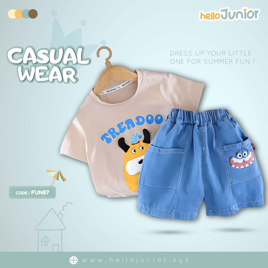 Hello Junior Kids Casual Wear / Dress for 6 Months to 5 Years