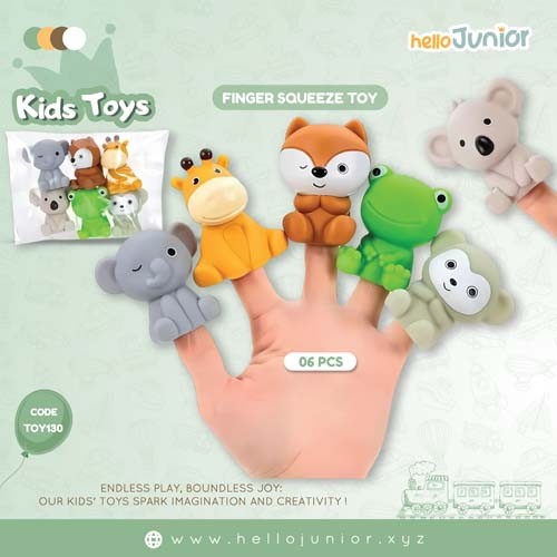 6 Finger Squeeze Toy – Unique design for fun and stress relief
