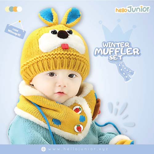 Hello Junior Woolen Cap (1-4 year) – Soft and Comfortable