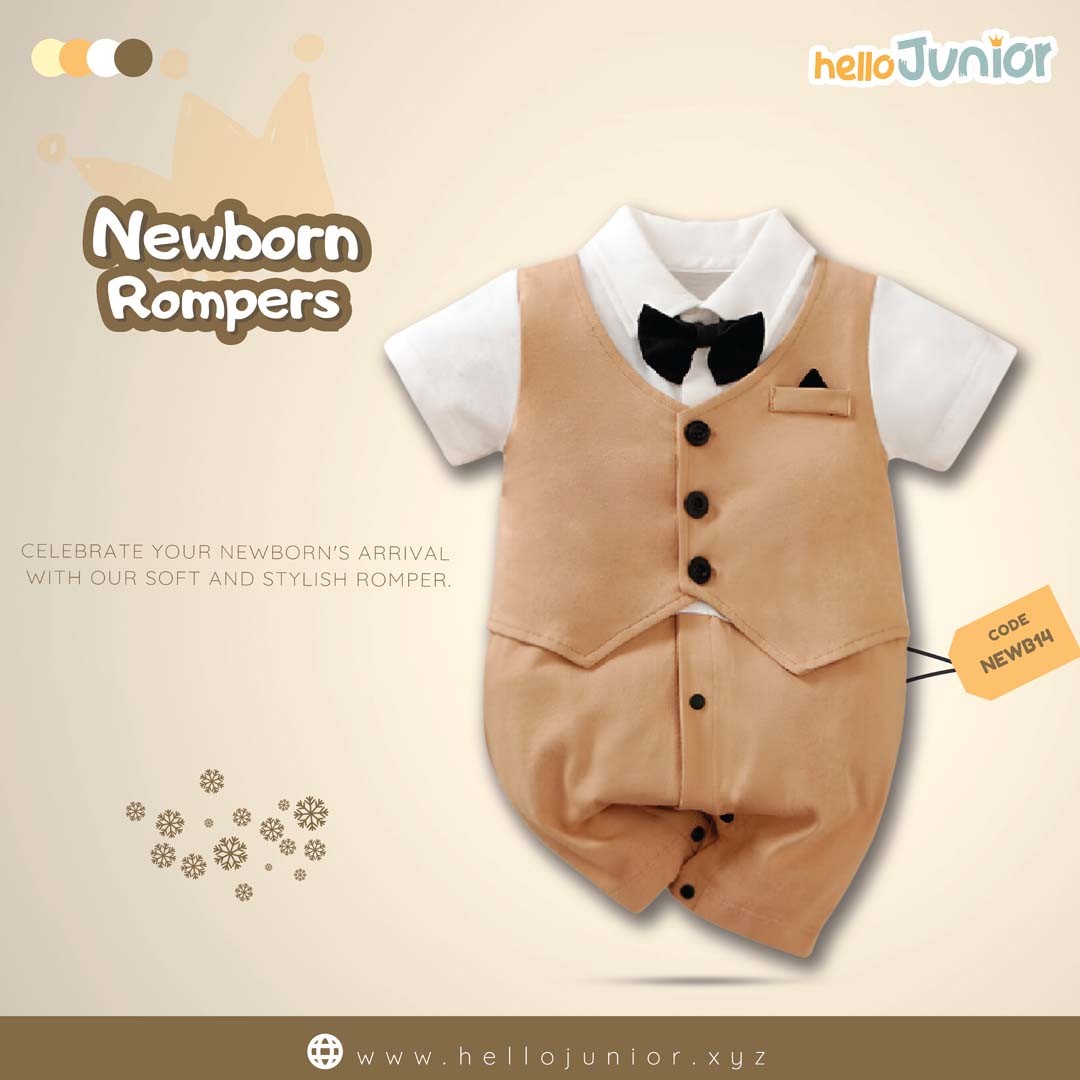 Hello Junior Kids Summer Romper, Newborn baby dress 0 month to 09 month