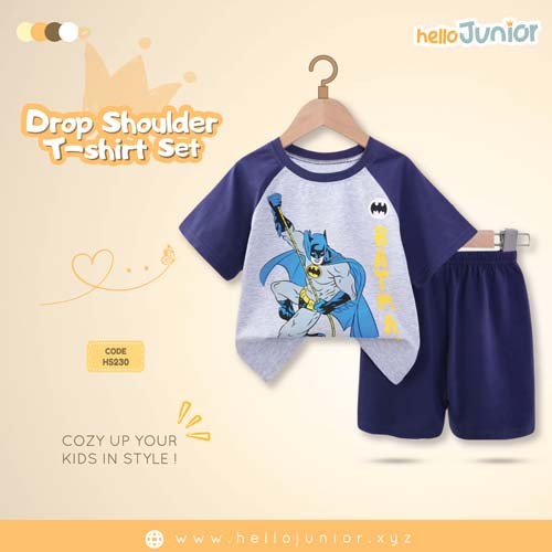 Hello Junior Drop Shoulder T-Shirt for Kids (6 Months to 11 Years)